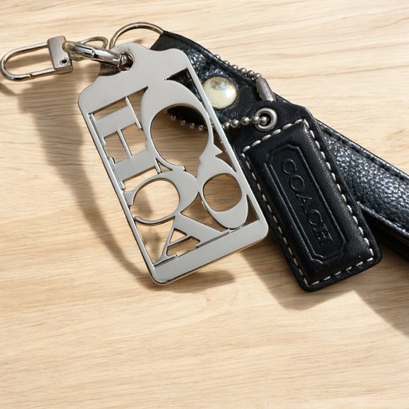 Coach 70 ANNIVERSARY BAG CHARM WITH KEY FOB WRISTLET - Picture 1 of 4